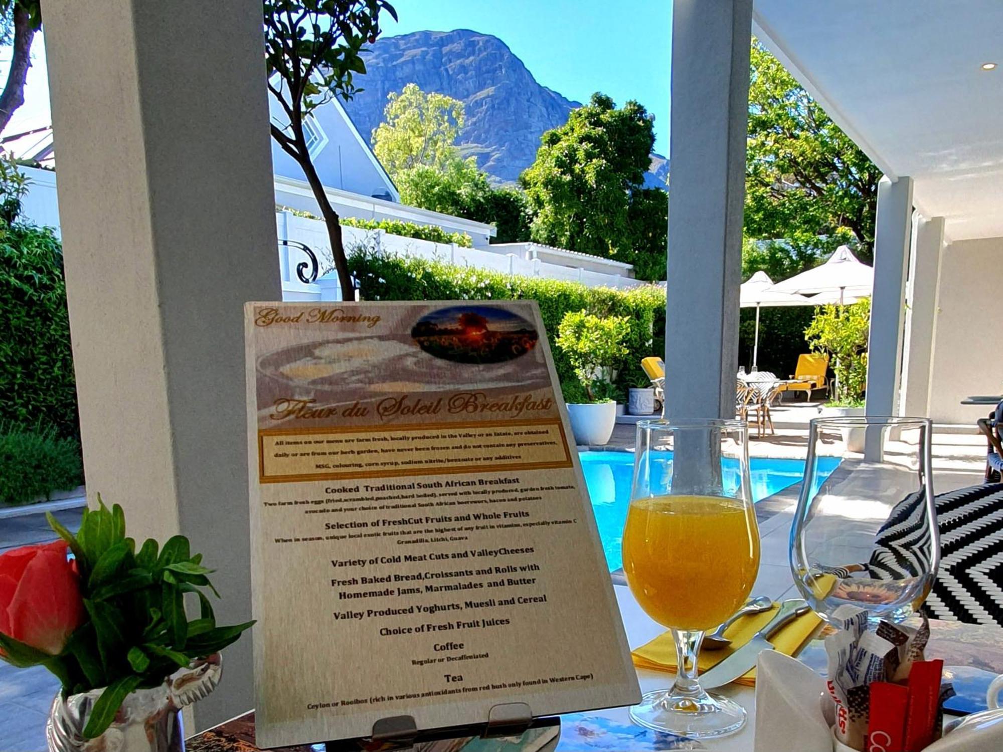 Fleur Du Soleil Luxury Guesthouse Franschhoek Kültér fotó