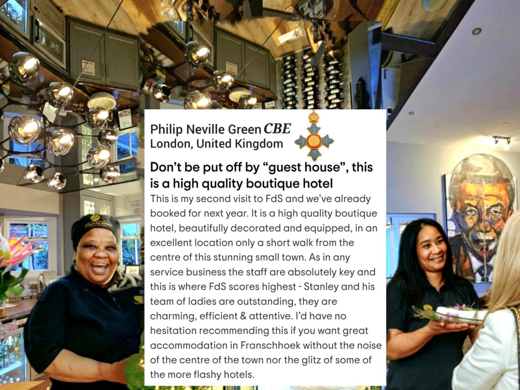 Fleur Du Soleil Luxury Guesthouse Franschhoek Kültér fotó
